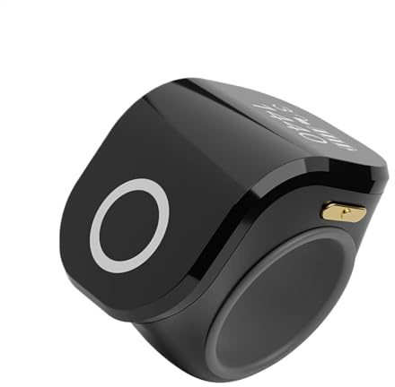 Contador electrónico de Dedos, Contador de, 2.6 x 2.7 cm, Dispositivo Digital de conteo de Vueltas, Recargable y portátil, Anillo de Dedo para Entrenadores, árbitros, Seguimiento de Fitness