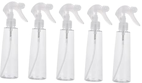 IWOWHERO Mini Flacon Pulvérisateur Rechargeable Léger De 200 Ml 5 Pièces Pour Voyage Camping Cosmétiques Et Laques Pour Cheveux