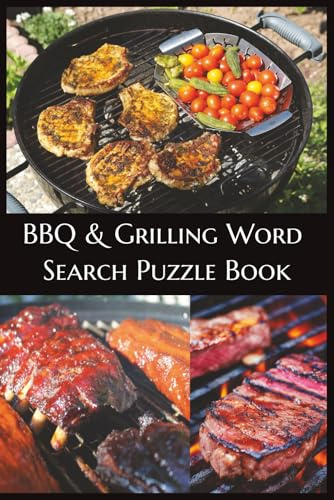 BBQ & Grilling Word Search Puzzle Book