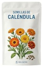 Semillas de Caléndula para Decorar Jardines y Macetas con Flores Naranja y Amarillas DECOALIVE