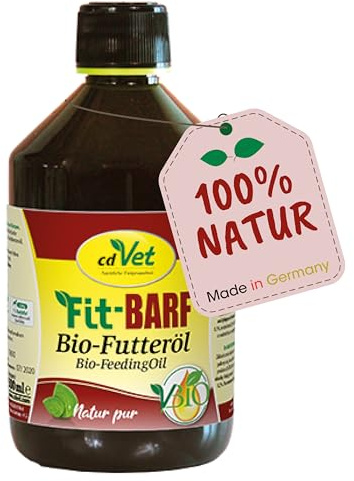 cdVet Fit-Barf - Olio alimentare biologico, 500 g