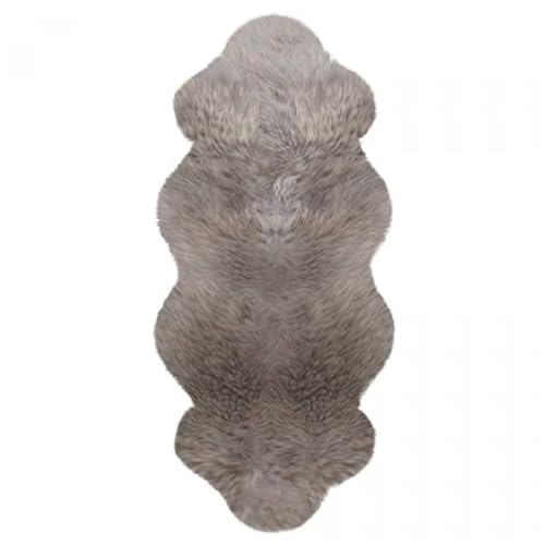 HEITMANN australische Premium Lammfelle, 1,5-fache Felle - Kopf/Kopf, ca. 140 x 68 cm Taupe