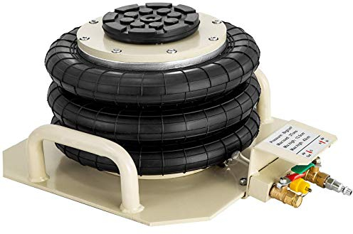 Samnuerly Gato neumático para Coche, 3T, 6600 Lbs, Triple Bolsa, cojín de Aire, cojín de Aire para Coche, Gato hidráulico de elevación de Aire, Gato de elevación rápida para reparación de automóviles
