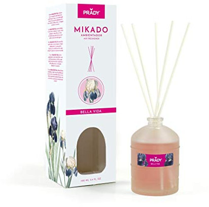 Prady - Ambientador Mikado Bella Vida - 100ml - la Elegancia y el Encanto de la Época Dorada
