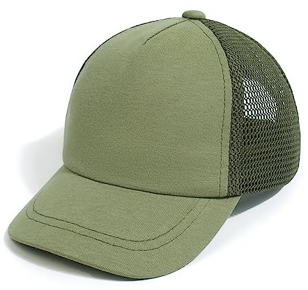 Duoyeree Toddler Baseball Hat, Dinosaur Mesh Adjustable for 0-8T Kids
