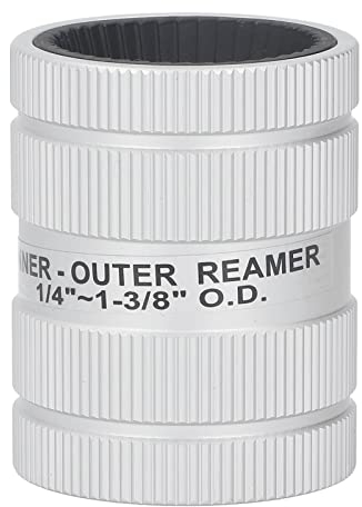 Escariador Tuberías | 1/4 a 1-3/8 Pulgadas | Herramienta Desbarbado Multifunción | Petroleras/Agrícolas