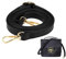 GYWHOOFT 85-150 cm Verstellbare Schultergurte, Schwarze PU-Lederriemen, verstellbar Lederriemen, für DIY Umhängetaschen, Zubehör für Mini-Tasche, Aktentasche,Damen Schultertaschen
