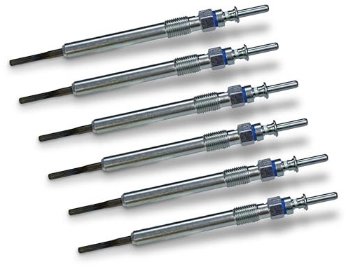 ATEC Germany 6x Glühkerze Stabglühkerze Kompatibel mit BMW 3er, 4er, 5er, 6er, 7er, 7er, 8er, X3, X4, X5, X6, X7