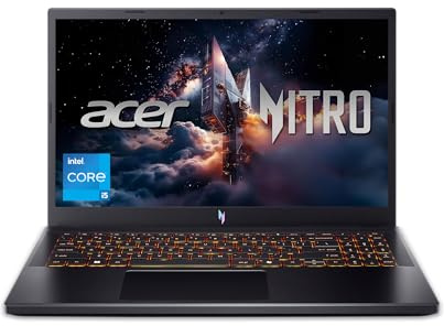 Acer Nitro V Ordenador portátil para Juegos | Procesador Intel Core i5-13420H | GPU para portátil NVIDIA GeForce RTX 4050 | Pantalla FHD IPS 165Hz | 8GB DDR5 | 512GB Gen 4 SSD | Wi-Fi 6 | KB