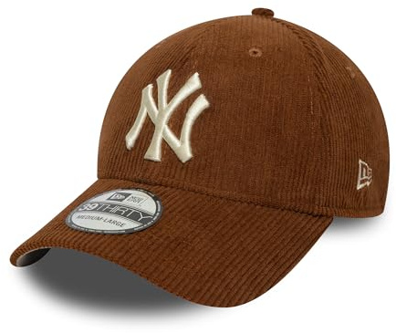 New Era Cord 39Thirty Cap NY Yankees Braun, Size:M/L