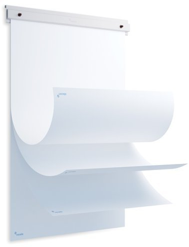 Pince à papier Slim avec 20 feuilles - Convient pour tableau blanc Slim