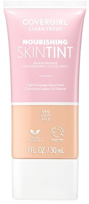 COVERGIRL, Clean Fresh Skin Milk Foundation, Light, 1 Fl Oz (Pack of 1)