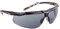 Riley Flux Safety Glasses Ultra-Lightweight Protective Work Eyewear with Soft Nose Bridge (Grey Lens)