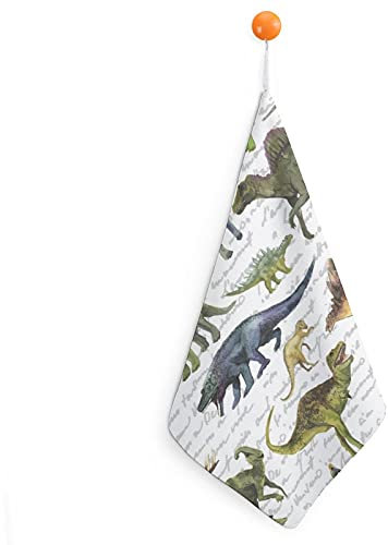 Handtuch Dinosaurus Dino-Muster Lanyard Design Handtücher Geschirrtuch Für Zuhause Küche Badezimmer