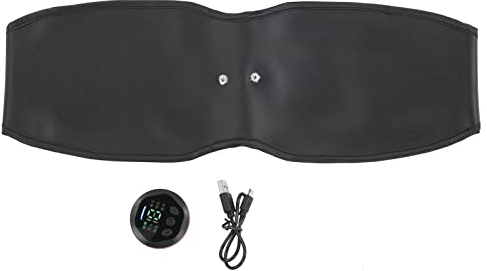 LANTRO JS Bauchmuskel Gürtel EMS Trainingsgerät EMS Bauchmuskeltrainer Muskelstimulator mit LED-Anzeige für Bauch Arm Bein Fitness bauchstraffungsgürtel bauchmuskelgürtel rückenmuskeltrainer