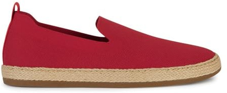 Geox U Pantelleria A, Espadrille Wedge Sandal Hombre, Rojo, 43 EU