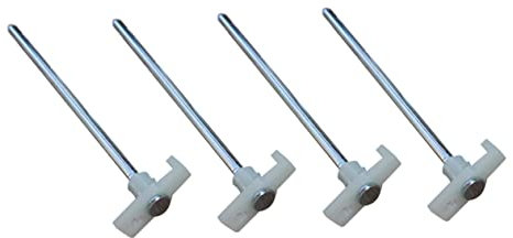 Anneome 4piezas Estacas De Tienda De Acero Inoxidable para Camping Clavos De Sujeción Luminosos para Toldos y Estructuras Fáciles De Instalar y Resistentes Terrenos Irregulares