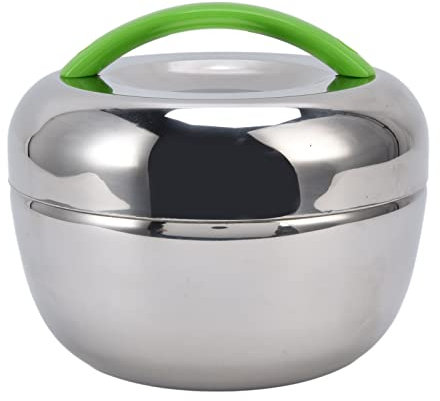 TOPINCN Boîte à Déjeuner Portative Isolée par Récipient à Déjeuner Thermique D'acier Inoxydable pour l'employé de Bureau D'étudiants