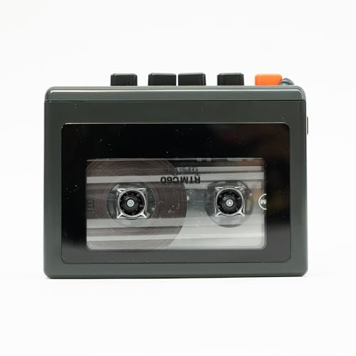 Reproductor de Cintas - Reproductor Portátil de Casetes de Audio para Reproducción y Grabación - B-1000EW