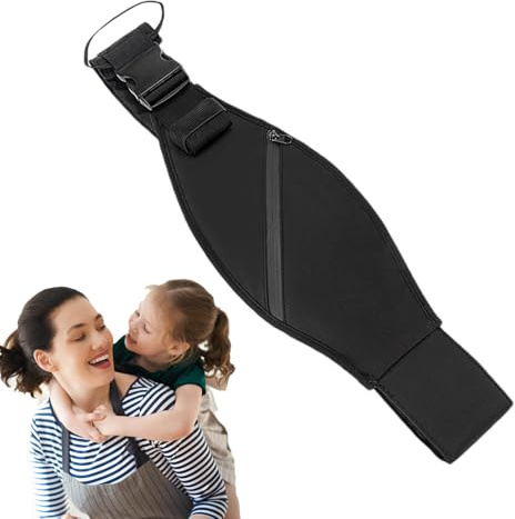 Bufanda lateral con portabebebé, bufanda ajustable | Ligero transpirable suave ergonómico, cómodo para la lactancia y senderismo al aire libre