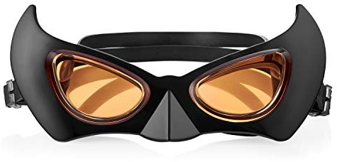 Swim Hero Kids Swimming Goggles - Superhero Batman Swim Goggles - Fun Swim Goggles for Boys and Girls (Age 3-8 years) - (Anti-Fog, UV Protection, Crystal Clear Lens, No Leaking, Quick Strap)