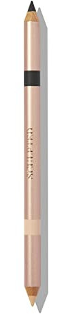 Brighten & Define Kohl Eyeliner Pencil Duo from Sculpted by Aimee (Black/Nude) - Travel-Friendly Vegan 2-in-1 Nude Double-Ended Eyeliner Pencil Combination