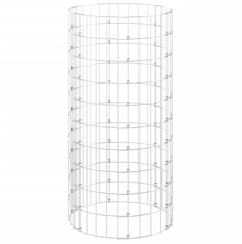 3115942 Composteur de jardin en acier galvanisé Ø 50 x 100 cm