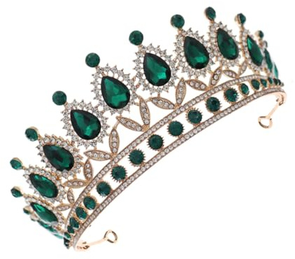 HONITANO Couronne De Style Rétro Pour Cheveux Coiffe De Couronne Pour Mariage Décoration De Cheveux