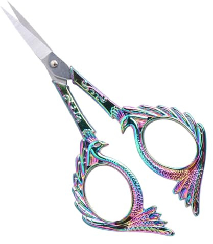 AUTSUPPL Ciseaux à Sourcils Professionnels pour Tailler et Broder Précision Quotidien Légers et Stylés en Acier Inoxydable