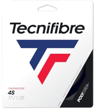 Tecnifibre 4S Tennis String 1.25 Black - 12m Set