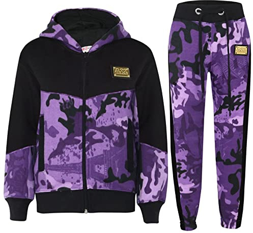 A2Z 4 Kids T.S Camo 602 Purple 11-12