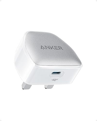 Anker Nano USB C Plug, Anker 511 Charger (Nano Pro), PIQ 3.0 Compact Fast Charger for iPhone 15/15 Plus/15 Pro/15 Pro Max, 14/13/12 Series, Galaxy, Pixel 4/3, iPad (White)