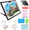 iVAOOZE Leuchttisch A3 mit Ständer/clips,3000mAH Batterie Wiederaufladbares lichtpad,3 Farben dimmbar und 6 Helligkeitsdimmen Lichtplatten für Zeichnung,Diamond Painting,Skizzieren,Tattoo,Designen