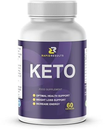 Rapid Results Keto - Best Weight Management Capsules - Natural Ingredients Support for Men & Women - 1 Month Supply - SUPPLEMENT HEAVEN