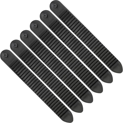 Shupakul 6 Correas de sujeción para Escalera de Snowboard, 18,5 x 2,4 cm, Correas de Repuesto para Tabla de Snowboard, Correa de Tobillo para Accesorios de encuadernación de Correa de esquí