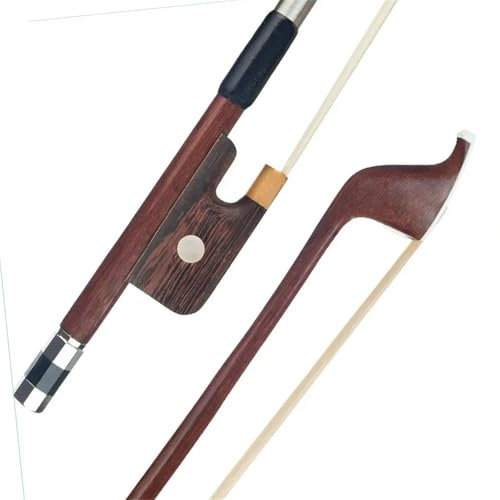 DABAUR für Anfänger Geigenbogen Kontrabassbogen Im Französischen Stil Kontrabassbogen Aus Brasilholz Runder Stabbogen Für Anfänger Größe 1/8 1/4 1/2 3/4 4/4(1/8)