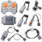 Ylutex 9-in-1 Motor Kit Compatible with Lego, Technic Motorized Kit Includes :Power Function Battery Box, Technic Remote Control, Engine Parts, Electric Motor, Train Battery Pack, Remote Control