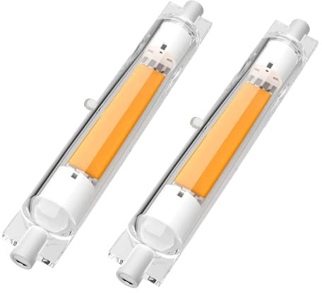 GDYOD Ampoules R7S LED 118mm Dimmable,30W Équivalent à Ampoule Halogène 118mm 300W, Sans Scintillement,Blanc Chaud 3000K 3000LM,Éclairage à Faisceau 360°,AC 220-240V, Lot de 2
