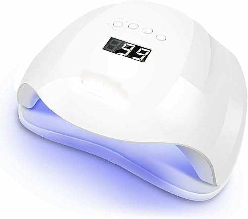Lampada UV LED 54W per Unghie - Fornetto Professionale per Manicure e Pedicure con 4 Impostazioni Timer e Sensore Compatibile con Tutti i Gel e Semipermanenti