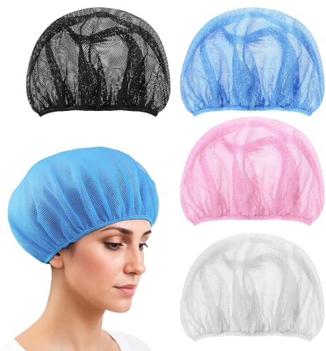 Piriuuo Lot de 4 filets pour cheveux à dormir, filets pour cheveux en forme