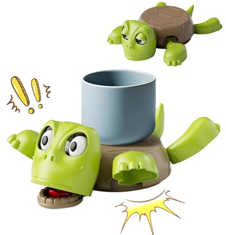 SoeUyd Sottobicchiere Tartaruga, Sottobicchiere Tartaruga Dagli Occhi Grandi, Sottobicchiere Stravagante, Design con Sensore di Gravità, Adatto per Tazze da Caffè, Tazze da tè, Bicchieri da Acqua Ecc