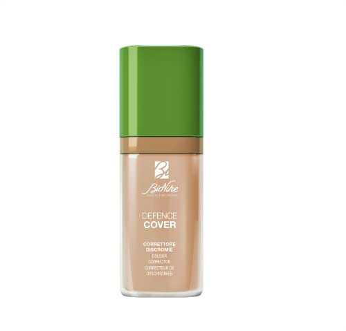 Bionike Defence Cover - Correttore Fluido Discromie per Pelli Sensibili e Intolleranti, Neutralizza le Macchie Cutanee Rosse, Blu e Gialle, Dona una Pelle Uniforme, 12 ml