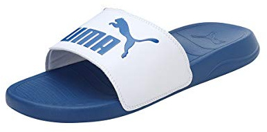 PUMA Unisex Popcat 20 Sandalen zum Reinschl pfen, Blau Star Sapphire Puma White, 40.5 EU