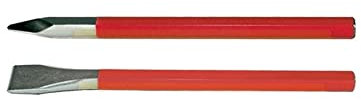 KEYMAN Scalpello da Muratore a Punta mm 16 x 400 - Acciaio Temprato, Legno