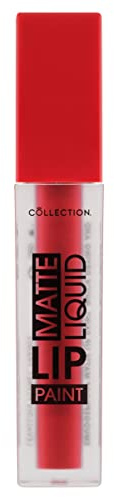 Collection Cosmetics Matte Liquid Lip Paint, Moisturising, Smudge-Proof, Over Achiever, 3.5ml