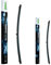 VALEO EVERGUARD - Kit De 2 Balais d'Essuie-glace Plats Premium En Silicone Avec Une Durée De Vie Prolongée X2 VSF65 + VSF35 - Longueurs : 650mm + 350mm - Lot de 2 balais d'essuie-glace