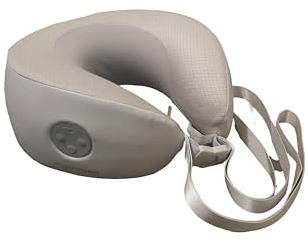 ERGOLEBEN Shiatsu Reise Massagekissen mit Akku | supersoft | fuer zuhause unterwegs | im Auto Bahn Flugzeug