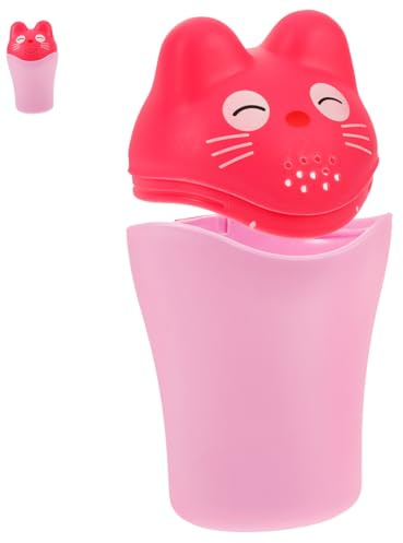 VICASKY Shampoo Cup Avec Poignée Gobelet De Rinçage Pour Lavage Des Cheveux Et Bains Rose