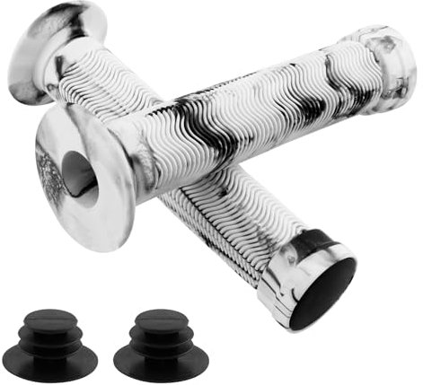 Dumhuts Poignées de Guidon de vélo145mm, Bicyclette antidérapante avec, pour BMX MTB und Komfortable Grips pour Stunt-Scooter