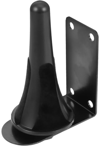 Kisangel Small Wall Mounted Trumpet Rack 5.90X3.93X2.55In Space-Saving Brass Instrument Holder Stable Trumpet Wall Mount for Bugle Accessories